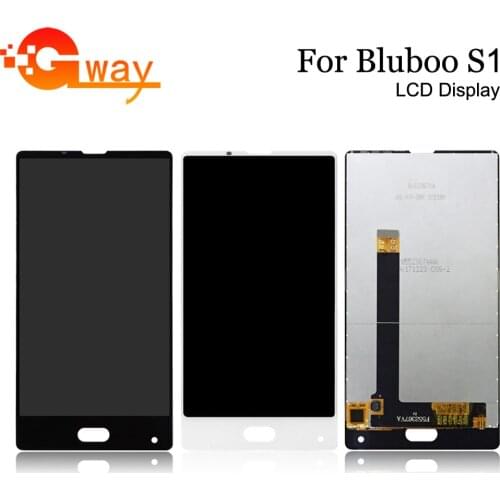 FSTGWAY For 5.5" inch Bluboo S1 LCD Display+Touch Screen LCD Digitizer Glass Panel With Frame Replacement+Free Tools
