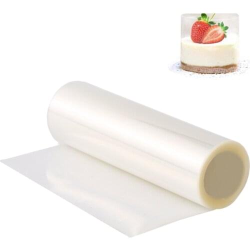 1 Roll Cake Film Transparent Cake Collar Kitchen Acetate Cake Chocolate Candy For Baking Tools Durable 10cm*10m/15cm*10