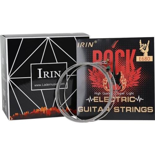 10sets/Box Stainless Steel Irin E680 Electric Guitar Strings Durable Powerful Guitar Strings neck for electric guitar