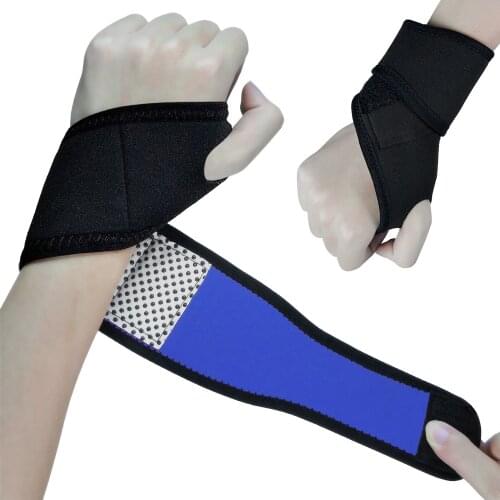 2Pcs Brace Heating Wrist Stabilizer Adjustable Wrist Bandages Protector Hand Wrist Wraps For Fitness Pain Relief