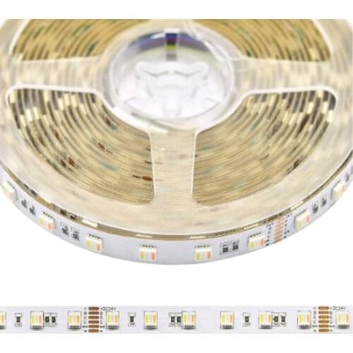 5m 5IN1 RGB+CCT LED Strip light 5050 60leds 30Leds 96Leds 5 Colors in 1 chip CW+RGB+WW RGBW RGBWW flexible diode Tape 12V 24V