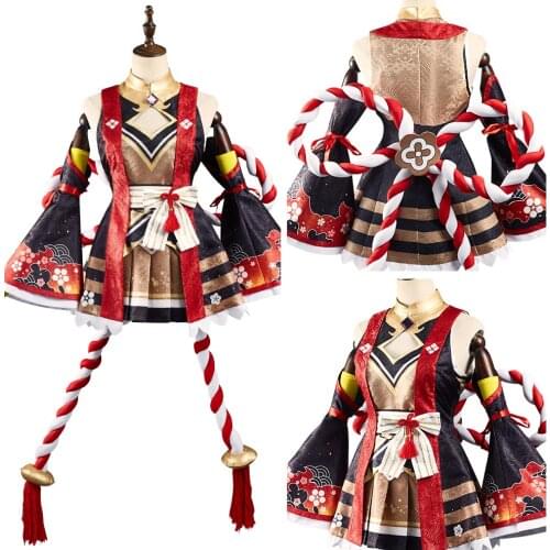 Anime Pretty Derby Kitasan Cosplay Costume Outfits Dress Kimono Halloween Carnival Suit