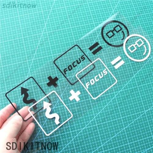 Curve Smile Car Sports Decal Sticker Styling Windows Door Decoration For ford foucs 2 3 MK1 MK2 MK3 ST RS 2018 2017 accessories