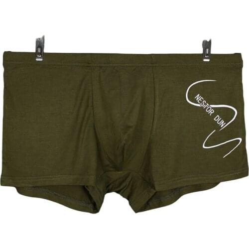 Men Underwear Low Rise Boxer Silk Modal Soft Men Boxershorts Cueca Male Panties Lingeries Men Underpants Boxershorts Trunks