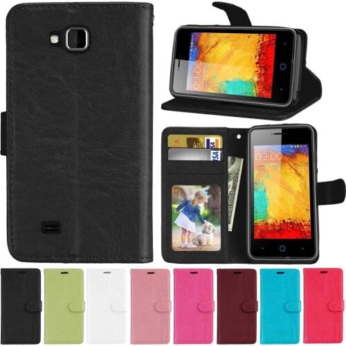 For ZTE Blade AF3 A3 A 5 A5 pro Cover Luxury Retro PU Leather Flip Phone Bag Cases For ZTE Blade a5 Wallet Style Business Cover