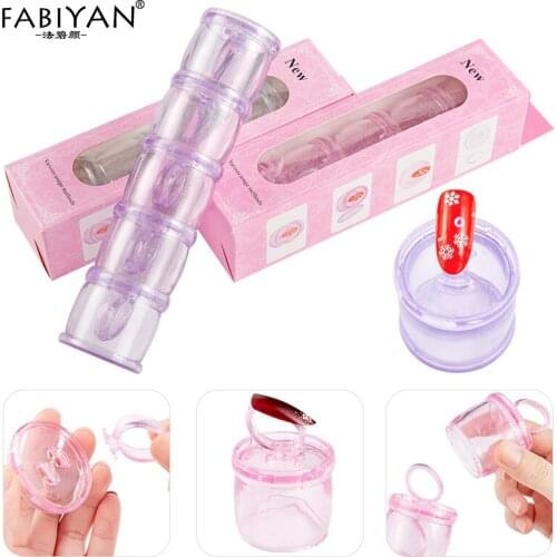 Detachable 3 Color Nail Art Tip Display Stand Holder Practice Training Storage Manicure Tool Showing Accessories Rack 5Pcs/set