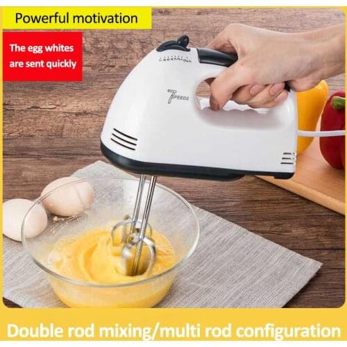 Eggbeater 220V Electric 7 Speed Electric Hand Mixer Whisk Handheld Egg Beater Food Whisk Mini Blenders Kitchen Egg Food Mixer