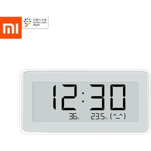 Xiaomi Mijia Electronic Thermometer and Hygrometer Pro BT4.0 Wireless Smart Electronic Clock LCD Temperature Measurement Tool