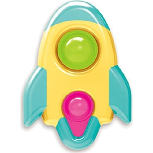 N84E Fidget Hand Toy Push Bubble Pops Funny Gift for Kids Relaxation Silicone Interactive Stress Relief Toy for Adults Autism