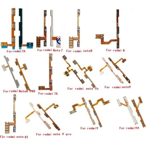 Power ON OFF Volume Camera Key Button Switch Flex Cable For Xiaomi Redmi 7 7A 8 8A 9 9A Note 7 8 8T 9 Pro 9s MI 10T 11 Lite 10
