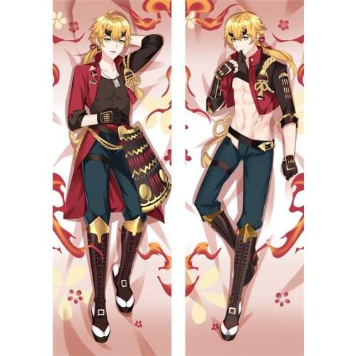 Genshin Impact Dakimakura Character Pillowcase 59" Hugging Body Pillow Tartaglia kinsen Anime Game Pillows Otaku Pilow Cover