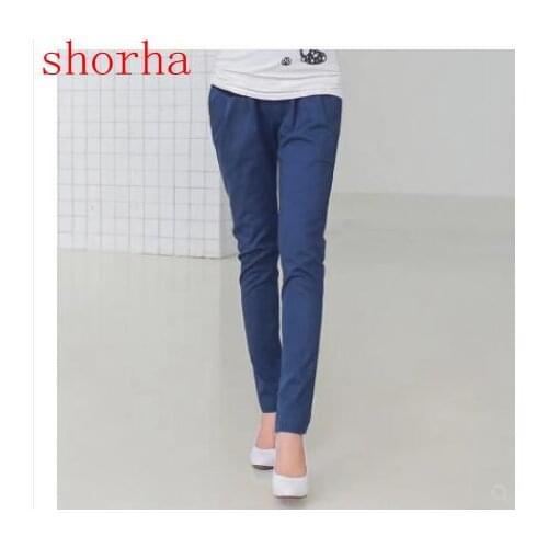 New Autumn Belly Skinny Maternity Legging in Elastic Cotton Adjustable Waist Pencil Pregnancy Pants Clothes for Pregnant Women