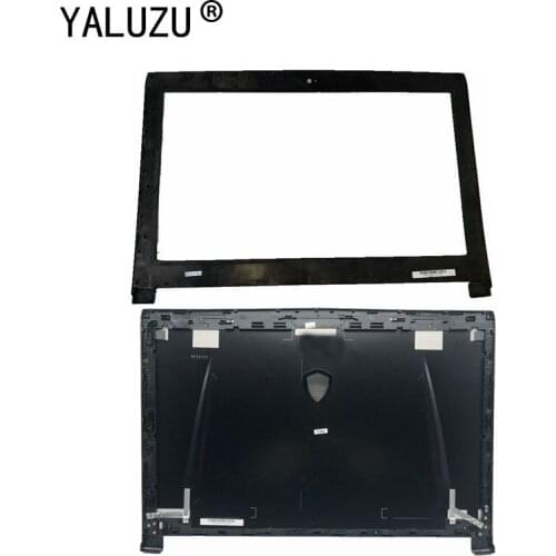 YALUZU NEW LCD Back Cover for MSI GT62VR GT62 Rear Case 3076L2A231Y311 Black LCD top case /Front Bezel Cover