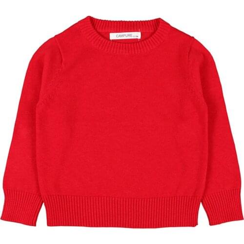 Autumn Baby Boys Girls sweater Knitted Winter New Solid Casual Cotton Warm children Kids sweaters for girl Coats Pullover 1-6y
