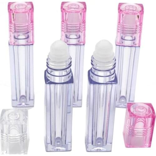 Roller Bottel Empty Lipgloss Bottle Plastic Lip Glss Tubes Roll-on Bottle Essential Oil Containers Mini Lipgloss Tubes