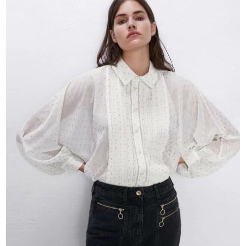 Блузки в горошек TEELYNN China At AliExpress