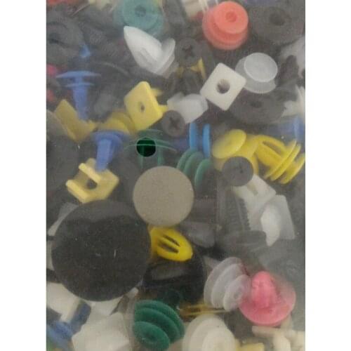 100pcs 200pcs Mixed Auto Clips Universal Car Bumper Retainer Plastic Rivet Door Panel Fender Liner Auto Fastener Clips
