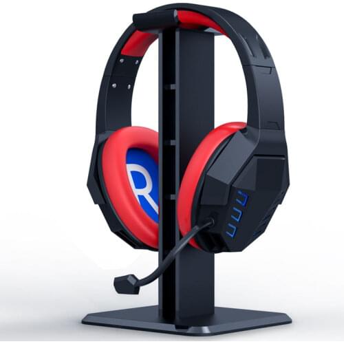 Universal One-piece Headphone Holder Headset Hook Display Stand ABS+PC Headphone Holder For Gaming Headsets Desk Accessories