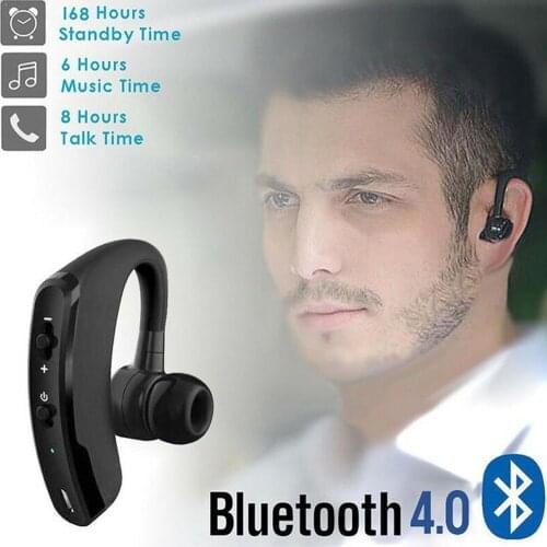 V9 Bluetooth Earphones Noise Control Business Wireless Mic For Driver Wireless Headset Bluetooth Sport with Handsfree