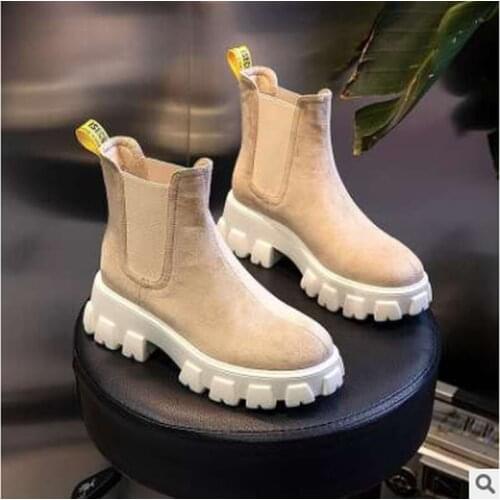 Woman Round Toe White Mid-Calf Boots Low Heels booties Lace Up Boots-women Chelsea Booties Ladies Short