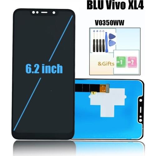 New 6.2" blu vivo xl4 V0350WW LCD Display Touch screen Digitizer Panel sensor lens glass Assembly For blu vivo xl 4
