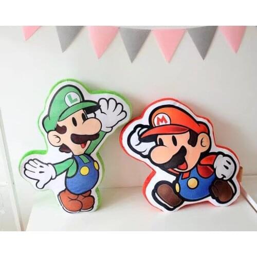 1pc 60cm Super Mario brother big pillows chair cushion plush stuffed toys children kids gifts