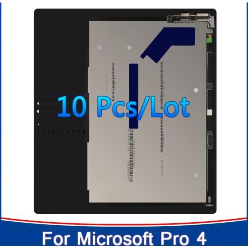 10Pcs 100%Test AAA+ LCD Screen Display for Microsoft Surface Pro 4 1724 LCD Touch Screen Digitizer Assembly for Surface Pro4 lcd