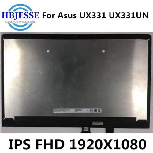 13.3 Inch Laptop LCD Panel Touch Screen 1920*1080 FHD Assembly For Asus ZenBook 13 B133HAN04.9 UX331 UX331U UX331UA UX331UN