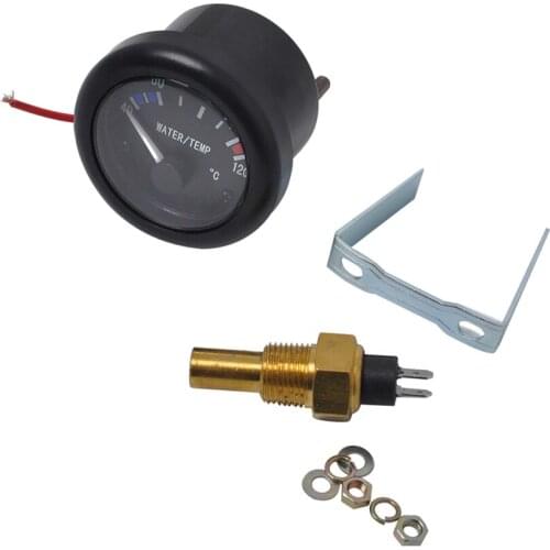 52mm 2" Marine Boat Water Temp Gauge Meter with Temperature Sensor