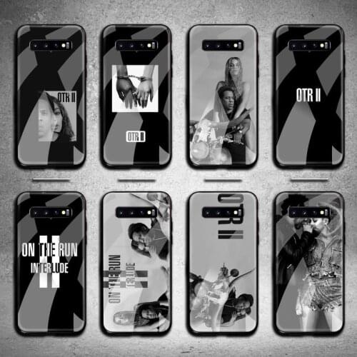 Beyonce Jay Z OTR II Phone Case Tempered Glass For Samsung S20 Plus S7 S8 S9 S10 Plus Note 8 9 10 Plus