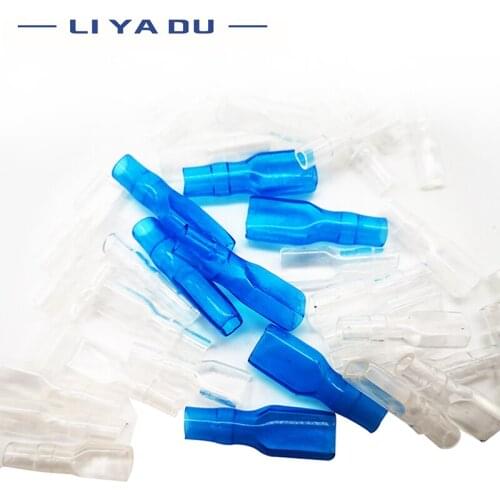 100pcs Cover Case for 6.3mm 4.8mm 2.8mm Crimp Terminal Spade Connector 6.3 4.8 2.8 terminal cap