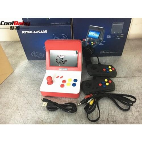 Coolbaby RS-07 4.3inch High-definition Color Screen Mini Handheld Arcade Double Game Console Nostalgic Children Retro game