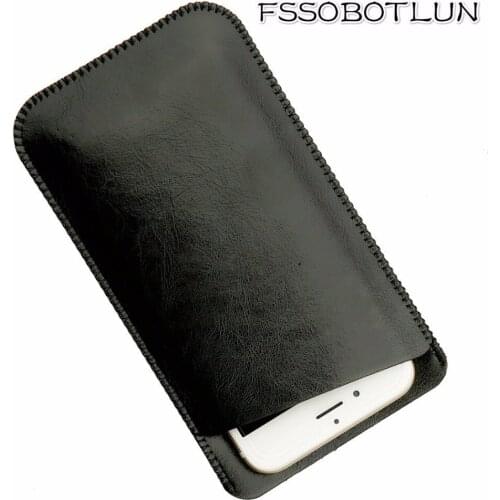 For ZTE Blade A610C Mobile Phone Double layer Microfiber Leather Phone sleeve Cover Pouch Cases Pocket with Card Slot