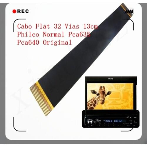 Cabo Flat 32 Vias 13cm Philco Normal Pca635 Pca640 Original