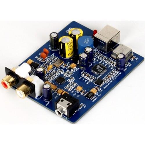 Taidacent SA9023 ES9018K2M Mini Amp Card Hifi DAC Audio Decoder PCB USB Audio Sound Card Support 24bit 96K