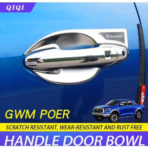 GWM poer door handle wrist, made of ABS plating, available in black and silver