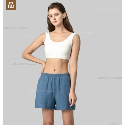 Xiaomi underwear womens spring and summer pure cotton ice-feel mercerized cotton home pants loose sports shorts