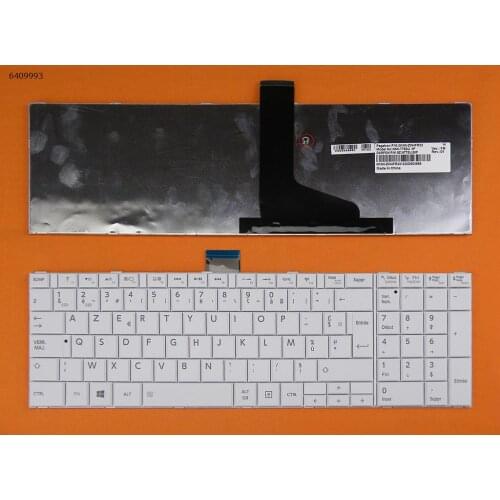 French AZERTY New Keyboard for Toshiba Satellite L870 L870D L875 L875D L950 L950D L955 L955D L970 L970D L975 L975D Laptop White