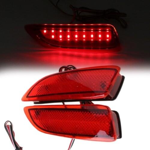 2020 New 1Pair FTT Rear Bumper Lights LED Reflector Brake Stop Signal Running Lamp for toyota Corolla Lexus CT200h