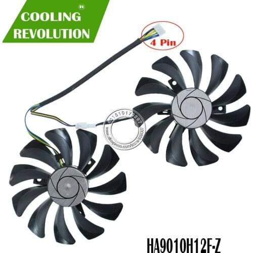 New 85MM HA9010H12F-Z 4Pin Cooler Fan Replacement For MSI GTX 1060 OC 6G GTX 960 P106-100 P106 GTX1060 GTX960 Graphics Card Fan