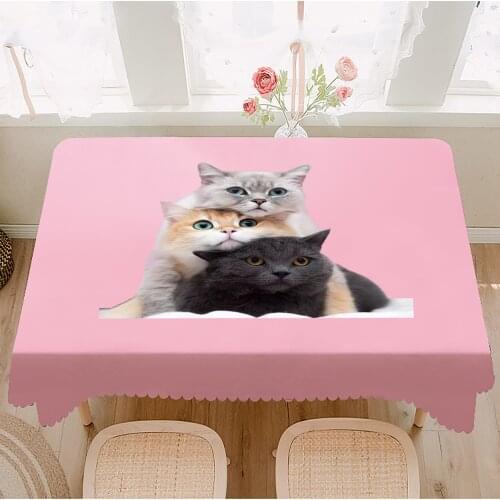 Personalized Party Wedding Tablecloth DIY Rectangular Square Table Mat Catering Meal Tableware Fashion Family Decoration Jewelry