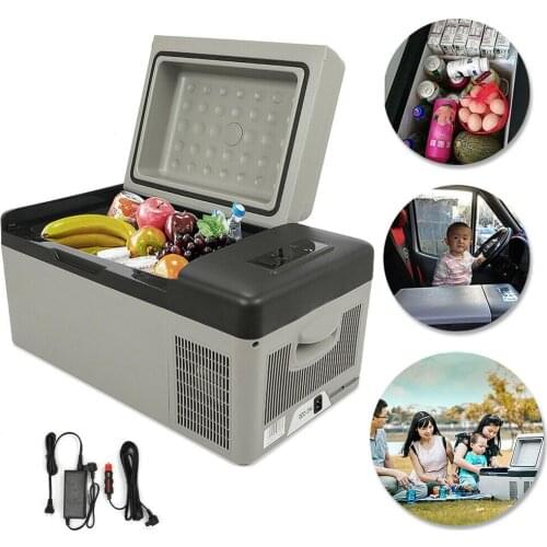 20L Portable Car Fridge Freezer Cooler Mini Refrigerator 12V/24V Quick Cooling
