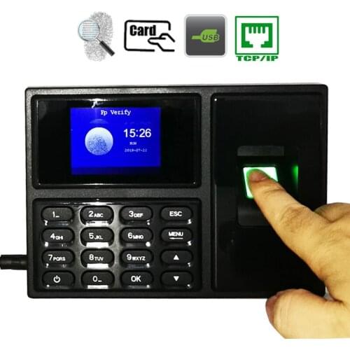 Attendance-System Time-Clock Biometric Tcp/ip Fingerprint Device Employee-Recorder with Card Reader