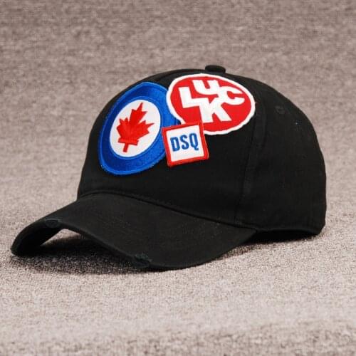 DSQ D42 Casual Brand Snapback Baseball Cap for unisex 2021 ICON Solid Letter Snapback Caps DSQ Summer Bone Gorras Casquette