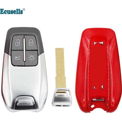 4 buttons Luxury remote key shell for Ferrari 458 588 488GTB LaFerrari with insert key blade