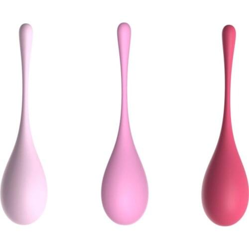 Silicone New Kegel Tighten Balls Shrinking Vagina Kegel Exerciser Vibrator Vaginal Geisha Ball For Women Sex Toys Smooth Adult