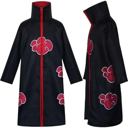 Unisex Women Man JP Anime Akatsuki Uchiha Tobi Obito Akatsuki Cloak Halloween Cosplay Costumes Party Role Playing Outfit Suit