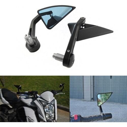 Handle Bar End Mirror For BMW R1100R R1150R R1200R S1000R F800GT F800S Motorcycle Rearview CNC Triangle Side Rearview Mirrors
