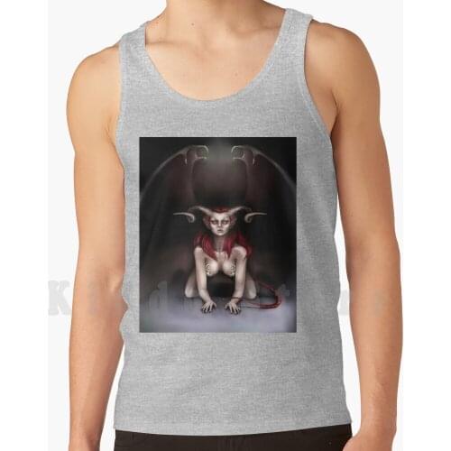 Succubus tank tops vest 100% Cotton Womens Succubus Beauty Sexy