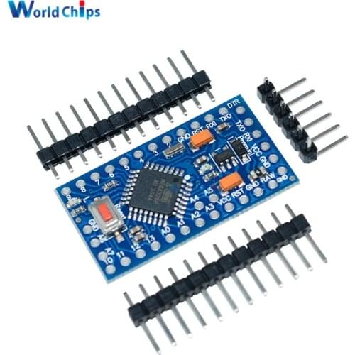 10PCS Pro Mini Atmega328 3.3V 8Mhz Board Module for Arduino Nano Mini 328 ATMEGA328P-AU Controller With Pins Replace Atmega128